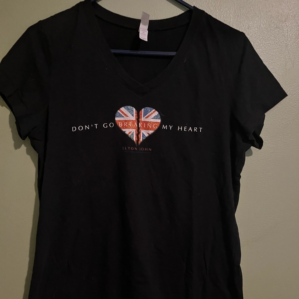 2xl Elton John babydoll concert T-shirt
